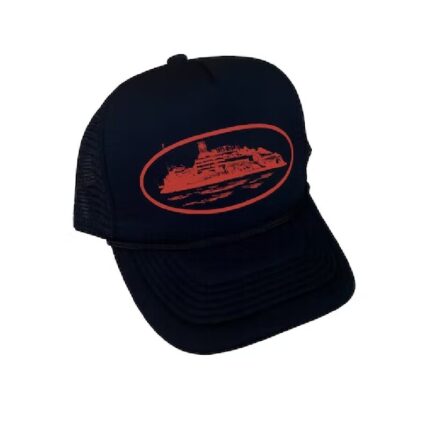 Corteiz-Alcatraz-Trucker-Hat-BlackRed